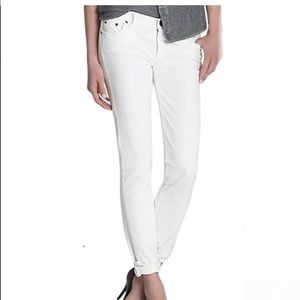 ❌SOLD❌J Crew White Fitted Jeans